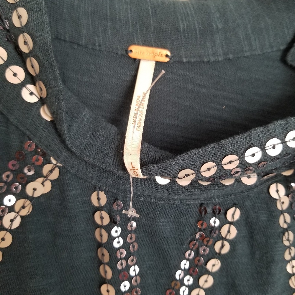 NWOT Free People Glitter City Tank - Picture 7 of 7